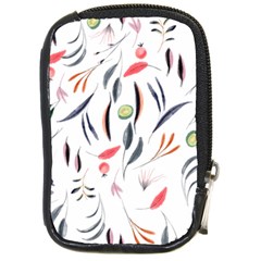 Watercolor Tablecloth Fabric Design Compact Camera Cases by Nexatart