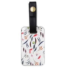 Watercolor Tablecloth Fabric Design Luggage Tags (one Side)  by Nexatart