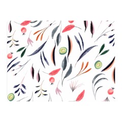 Watercolor Tablecloth Fabric Design Double Sided Flano Blanket (mini)  by Nexatart