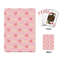 Heart Love Pattern Playing Card by Nexatart