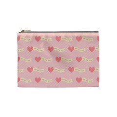 Heart Love Pattern Cosmetic Bag (medium) by Nexatart