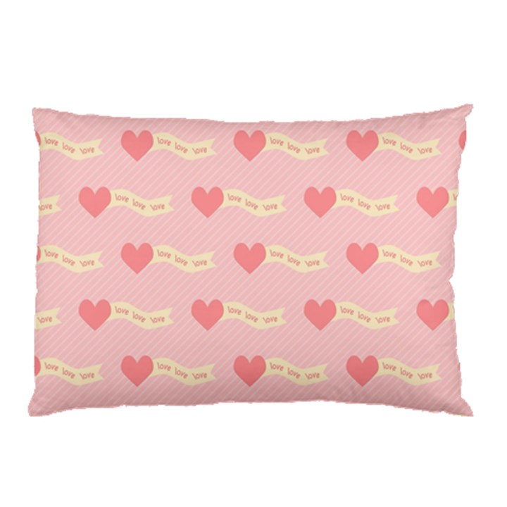 Heart Love Pattern Pillow Case (Two Sides)