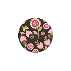 Flowers Wallpaper Floral Decoration Golf Ball Marker (10 Pack) by Nexatart