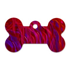 Background Texture Pattern Dog Tag Bone (two Sides)