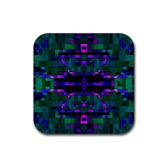 Abstract Pattern Desktop Wallpaper Rubber Coaster (square)  by Nexatart