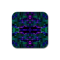 Abstract Pattern Desktop Wallpaper Rubber Square Coaster (4 Pack)  by Nexatart