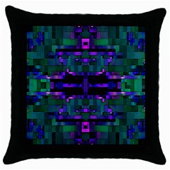 Abstract Pattern Desktop Wallpaper Throw Pillow Case (black) by Nexatart