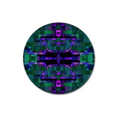 Abstract Pattern Desktop Wallpaper Magnet 3  (round) by Nexatart