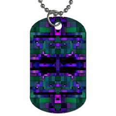 Abstract Pattern Desktop Wallpaper Dog Tag (one Side) by Nexatart