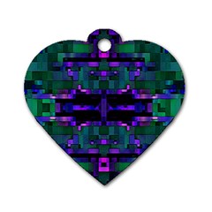 Abstract Pattern Desktop Wallpaper Dog Tag Heart (one Side) by Nexatart