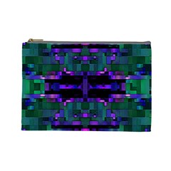 Abstract Pattern Desktop Wallpaper Cosmetic Bag (large) by Nexatart