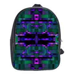 Abstract Pattern Desktop Wallpaper School Bag (large) by Nexatart