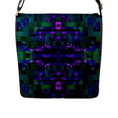 Abstract Pattern Desktop Wallpaper Flap Messenger Bag (l)  by Nexatart