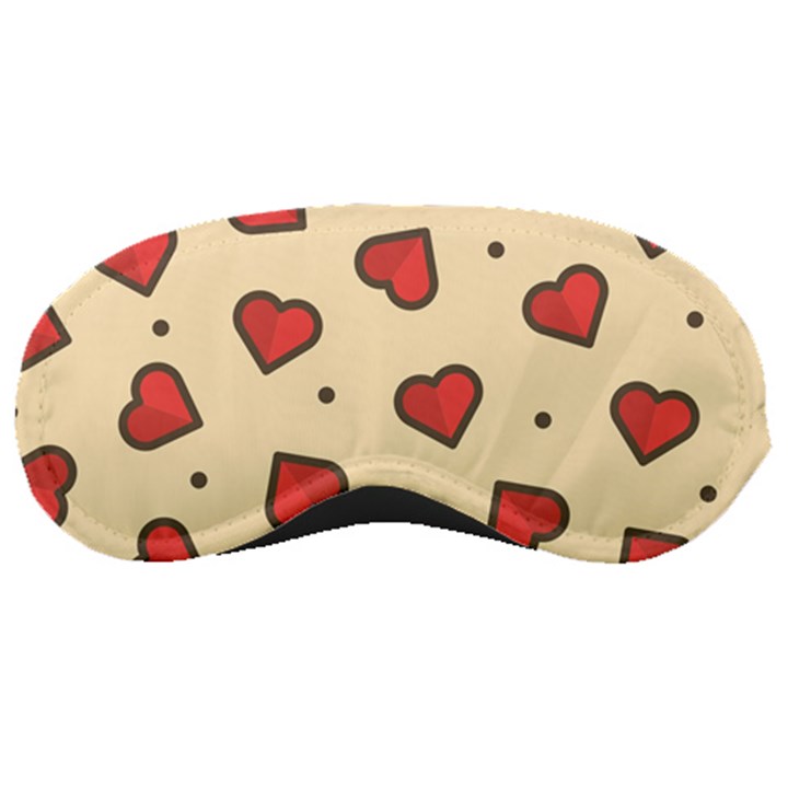 Design Love Heart Seamless Pattern Sleeping Masks