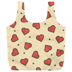 Design Love Heart Seamless Pattern Full Print Recycle Bags (l)  by Nexatart