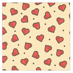 Design Love Heart Seamless Pattern Large Satin Scarf (square) by Nexatart