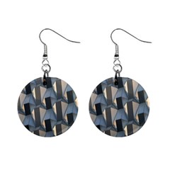 Pattern Texture Form Background Mini Button Earrings by Nexatart