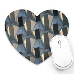 Pattern Texture Form Background Heart Mousepads by Nexatart