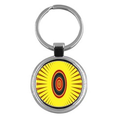 Art Decoration Wallpaper Bright Key Chains (round)  by Nexatart