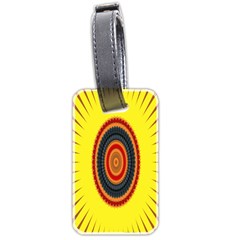 Art Decoration Wallpaper Bright Luggage Tags (two Sides) by Nexatart