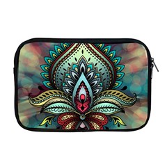 Decoration Pattern Ornate Art Apple Macbook Pro 17  Zipper Case by Nexatart