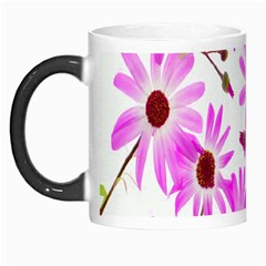 Pink Purple Daisies Design Flowers Morph Mugs by Nexatart