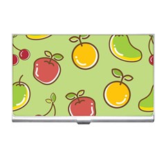 Seamless Pattern Healthy Fruit Business Card Holders