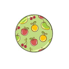 Seamless Pattern Healthy Fruit Hat Clip Ball Marker by Nexatart