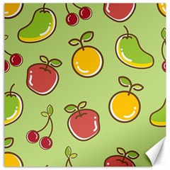 Seamless Pattern Healthy Fruit Canvas 20  X 20   by Nexatart