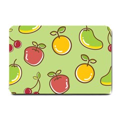 Seamless Pattern Healthy Fruit Small Doormat  by Nexatart