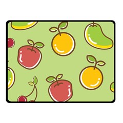 Seamless Pattern Healthy Fruit Fleece Blanket (small) by Nexatart