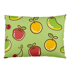 Seamless Pattern Healthy Fruit Pillow Case (two Sides) by Nexatart