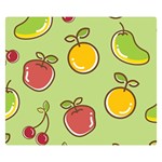 Seamless Pattern Healthy Fruit Double Sided Flano Blanket (Small)  50 x40  Blanket Front