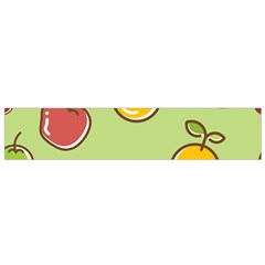 Seamless Pattern Healthy Fruit Small Flano Scarf by Nexatart