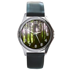 Tree Of Trees Round Metal Watch by DeneWestUK