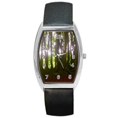 Tree of Trees Barrel Style Metal Watch