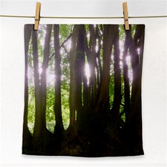 Tree Of Trees Face Towel by DeneWestUK