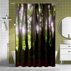 Tree of Trees Shower Curtain 48  x 72  (Small) 