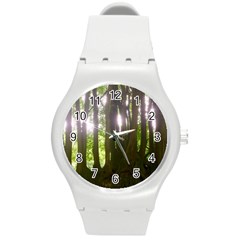 Tree of Trees Round Plastic Sport Watch (M)