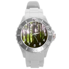 Tree of Trees Round Plastic Sport Watch (L)