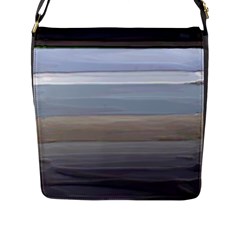 Pompey Beach Flap Messenger Bag (l)  by DeneWestUK