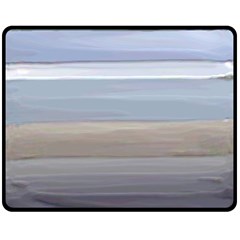 Pompey Beach Double Sided Fleece Blanket (medium)  by DeneWestUK