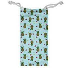 Pineapple Watermelon Fruit Lime Jewelry Bags by Nexatart