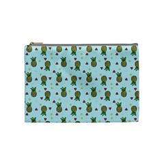 Pineapple Watermelon Fruit Lime Cosmetic Bag (medium) by Nexatart