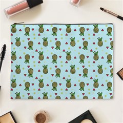 Pineapple Watermelon Fruit Lime Cosmetic Bag (xl) by Nexatart