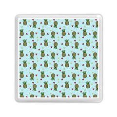 Pineapple Watermelon Fruit Lime Memory Card Reader (square)  by Nexatart