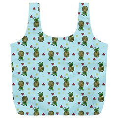 Pineapple Watermelon Fruit Lime Full Print Recycle Bags (l)  by Nexatart