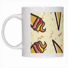 Pattern Sweet Seamless Background White Mugs by Nexatart