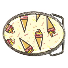 Pattern Sweet Seamless Background Belt Buckles