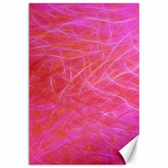 Pink Background Abstract Texture Canvas 12  X 18   by Nexatart